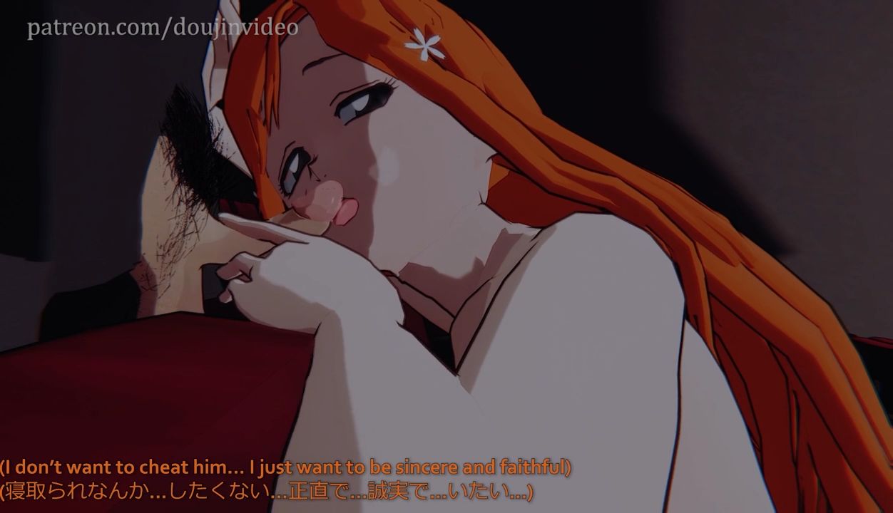 Inoue Orihime blowjob 3d porn